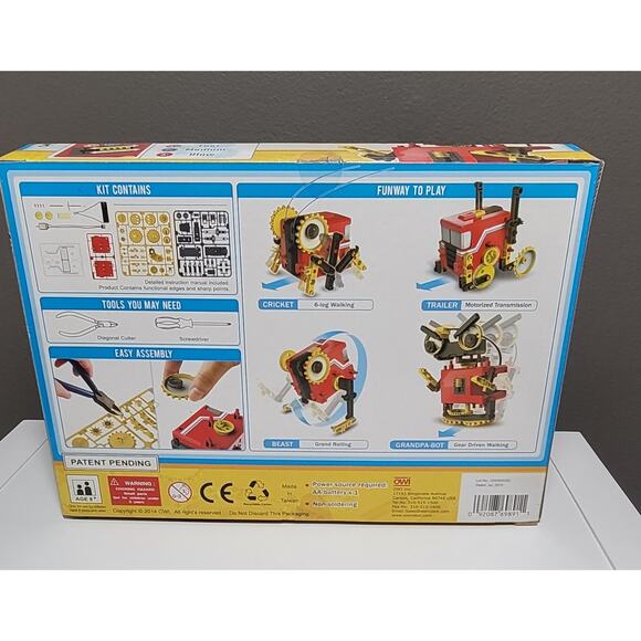 Robotikits EM4 Educational Motorized Robot Kit, OWI-891 Kids Building Toys 32 Pc - Picture 4 of 6